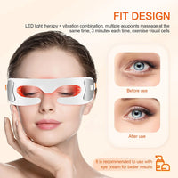 Electric LED Red Light Eye Massager for Fatigue Relief