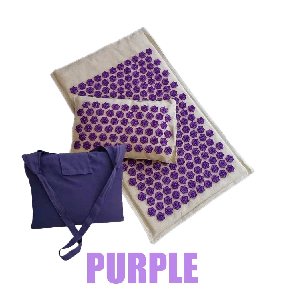 Acupressure Massage Mat and Pillow Set for Muscle Relief - 51