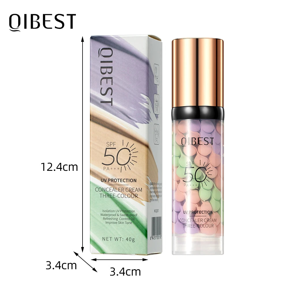3-in-1 Triple Color Correcting Makeup Primer and Concealer - 6