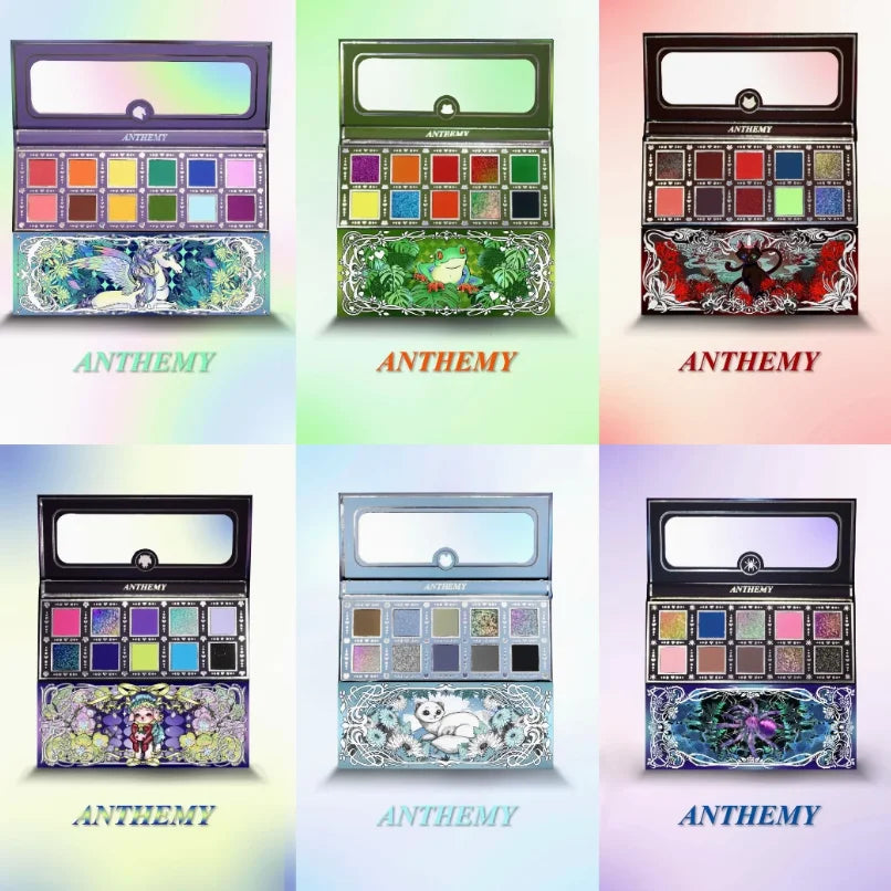 10-Color Waterproof Shimmer Eyeshadow Palette - 6