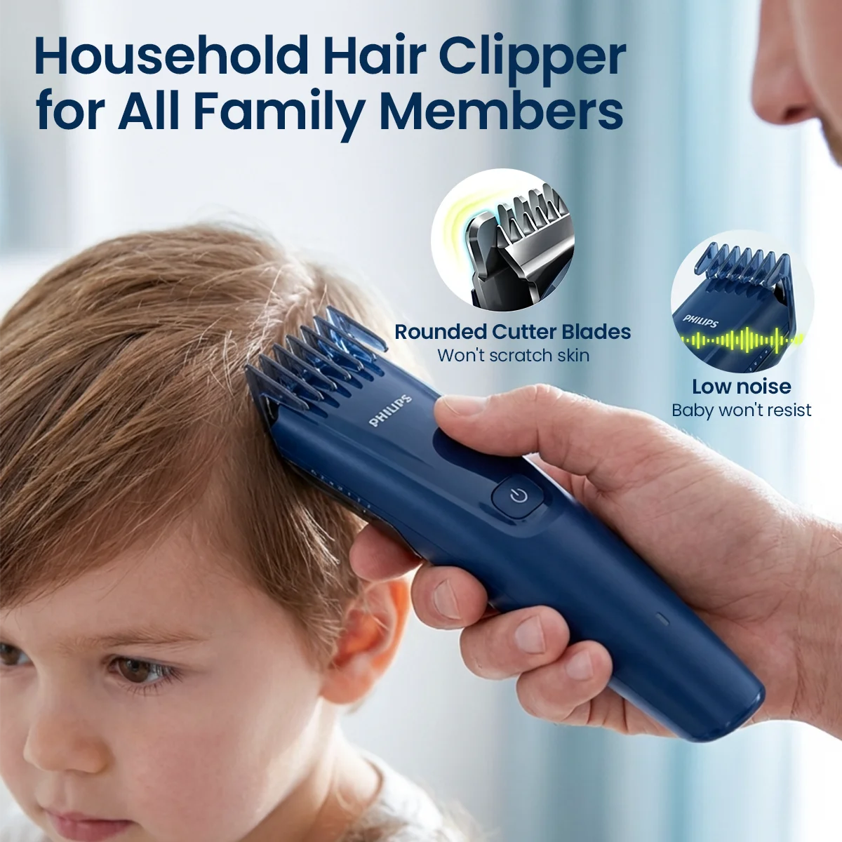 Professional Rechargeable Hair Clipper for Family Grooming - 11