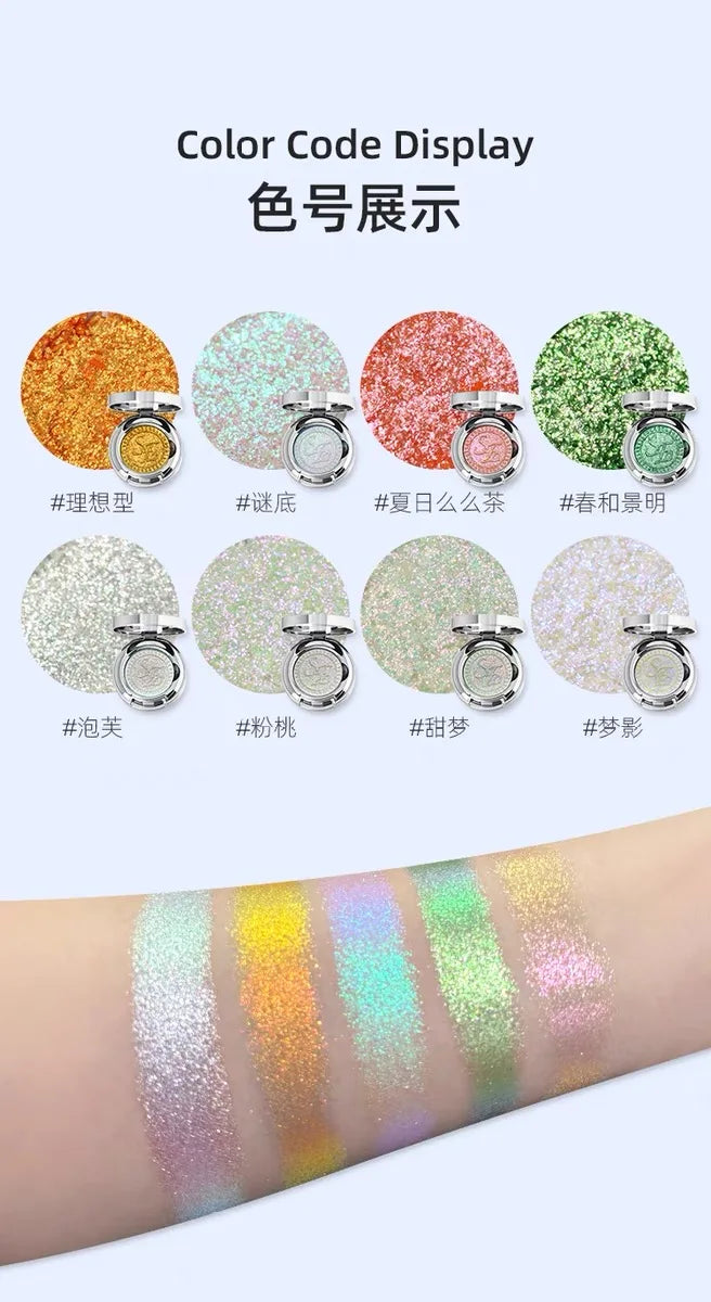 Multichrome Chameleon Eyeshadow for Shimmering Eye Makeup - 6