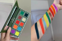 10-Color Waterproof Shimmer Eyeshadow Palette