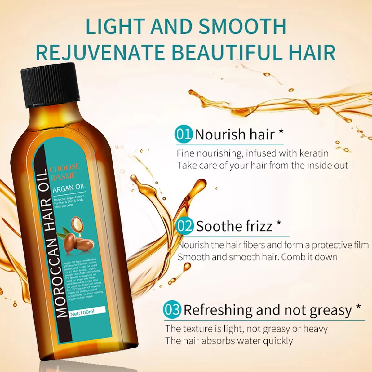 Moroccan Argan Oil for Hair Repair and Shine - 4