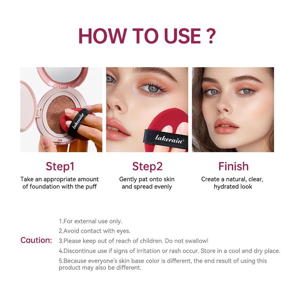Long-Lasting Waterproof Cushion Foundation for Flawless Coverage - 26