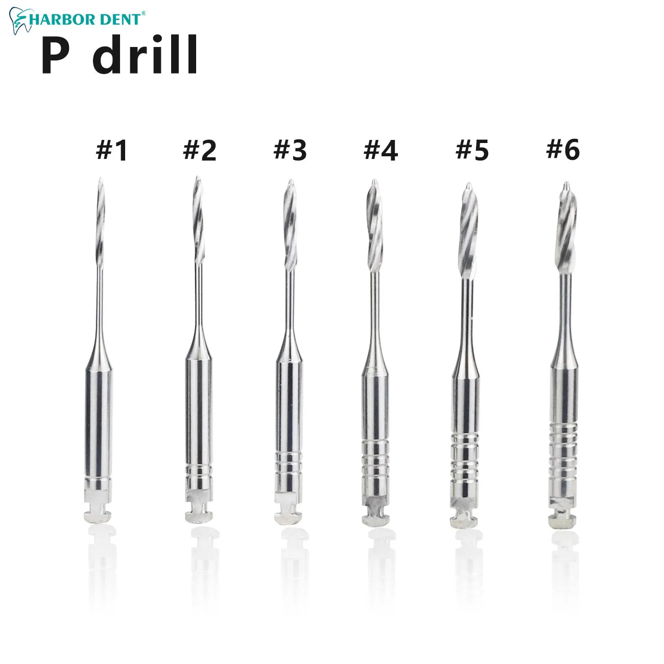 Dental Peeso Reamer Drill Bits for Endodontic Procedures (6-Pack) - 2