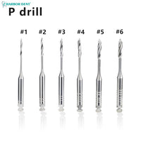 Dental Peeso Reamer Drill Bits for Endodontic Procedures (6-Pack)