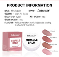 Multi-Purpose Cream Glow Balm for Cheeks, Lips and Eyes
