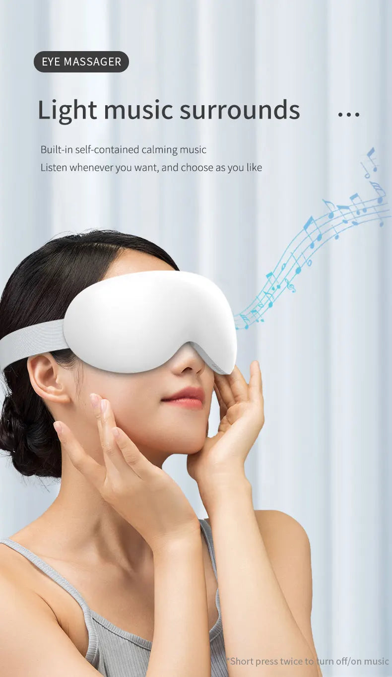 Rechargeable Cooling Eye Massager for Tension and Sleep - 13