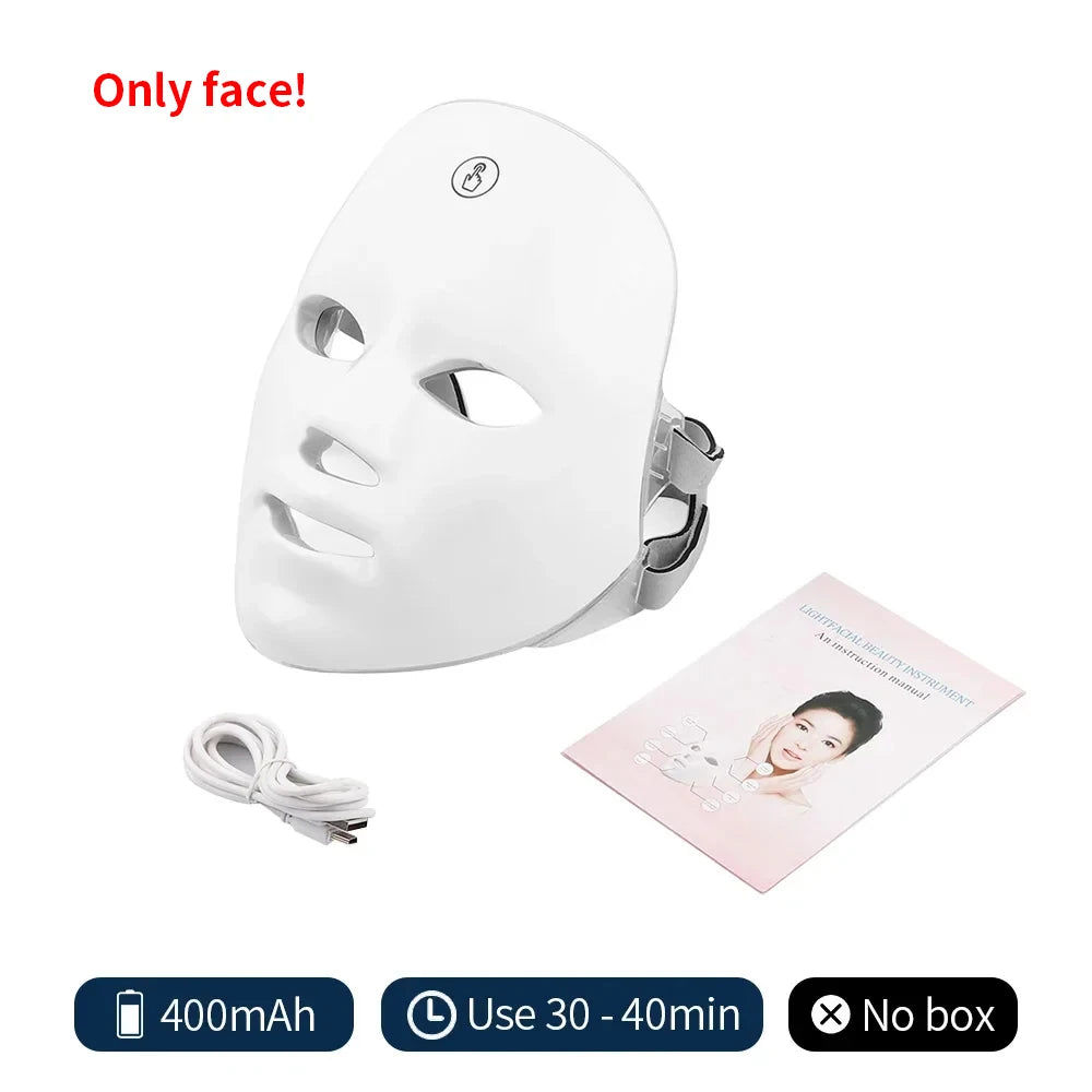 7-Color LED Photon Therapy Facial Mask - 29