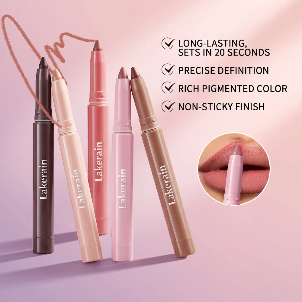 Waterproof Matte Lip Liner Pencil for Long-Lasting Contouring - 4