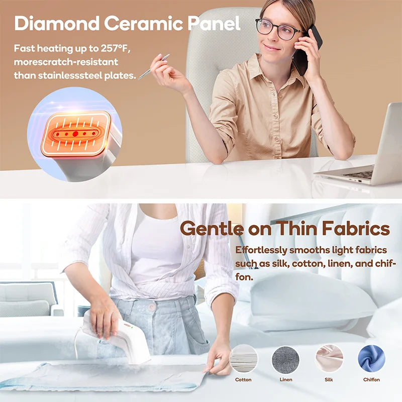 Portable Handheld Garment Steamer for Travel and Home - 10