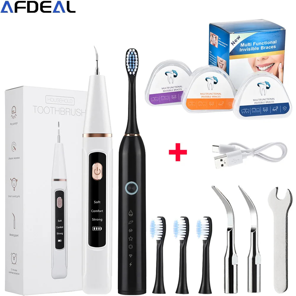 Complete Ultrasonic Dental Care & Teeth Whitening System - 1