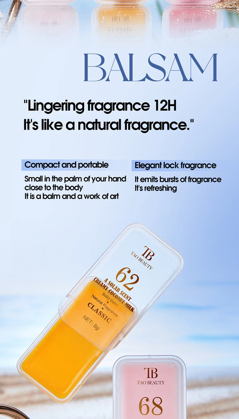 Long-Lasting Portable Solid Perfume Balm Set - 11