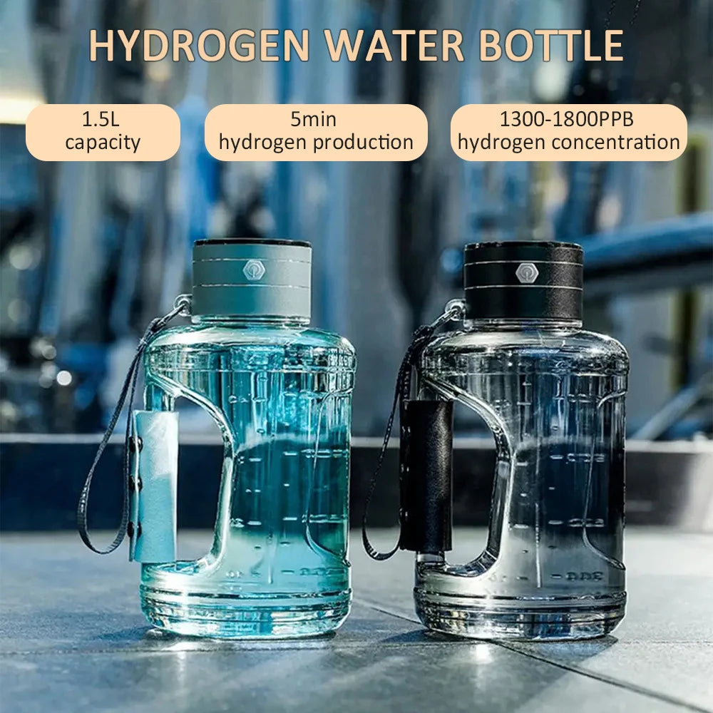Portable 1.5L Hydrogen-Rich Water Generator Bottle