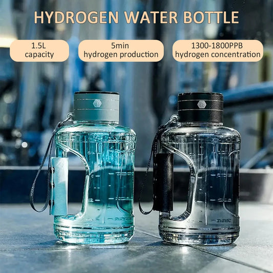 Portable 1.5L Hydrogen-Rich Water Generator Bottle