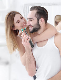 Dual Rechargeable Sonic Electric Toothbrush Set