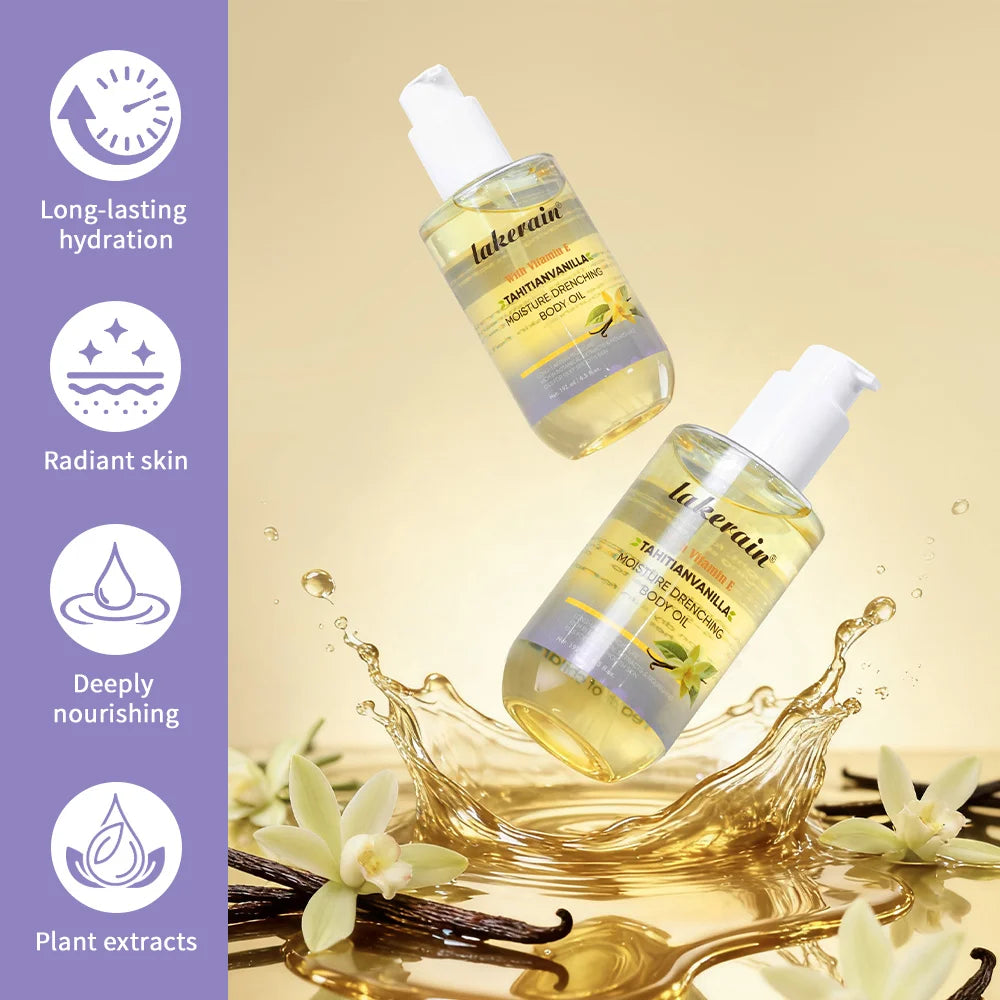 Vanilla Hydrating Body Oil for Dry Skin - 6