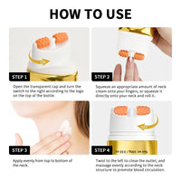 Firming and Tightening Neck Cream with Built-in Roller