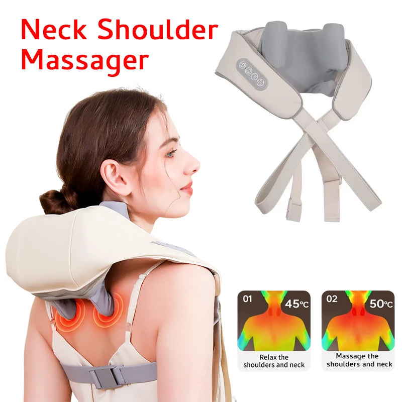Portable Shiatsu Neck and Shoulder Massager