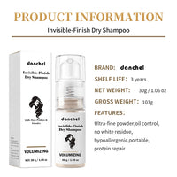 Volumizing Invisible Dry Shampoo Powder for Greasy Hair