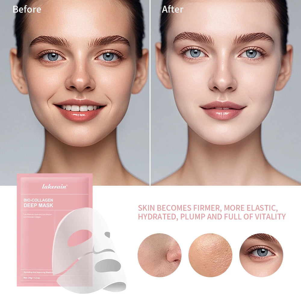 Bio-Collagen Deep Hydrating Face Mask for Pore Minimizing - 4