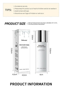 Hydrating Milk Glow Face Toner for Radiant Skin