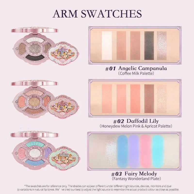 Embossed Five-Color Eyeshadow Palette - 4