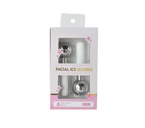 Stainless Steel Cooling Ice Globes for Facial Puffiness and Relaxation - 11