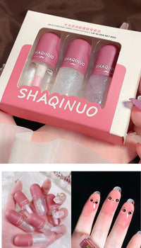 Hydrating Capsule Lip Gloss Set for Shiny Lips