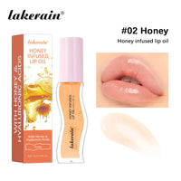 Honey Infused Hydrating Lip Oil for Glossy Nourished Lips