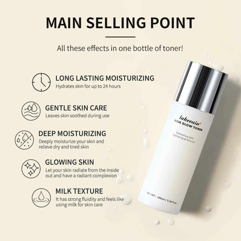 Hydrating Milk Glow Face Toner for Radiant Skin - 3