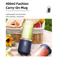 Portable Rechargeable Electric Fruit Blender for Smoothies