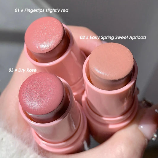 Creamy Blendable Blush Stick for a Natural Youthful Glow