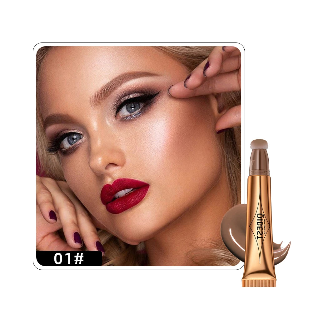 Liquid Contour, Blush and Highlighter Wand with Cushion Applicator - 27