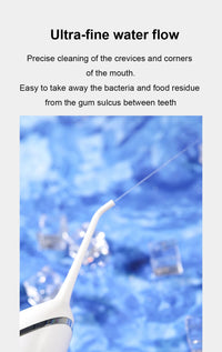 Portable Electric Water Flosser for Deep Teeth Cleaning