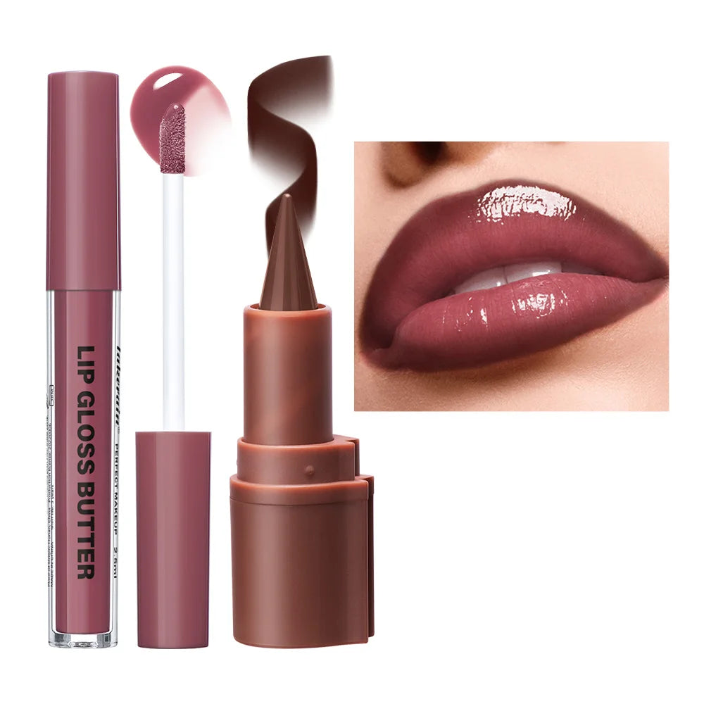 Hydrating Lip Liner and Gloss Butter Set - 13
