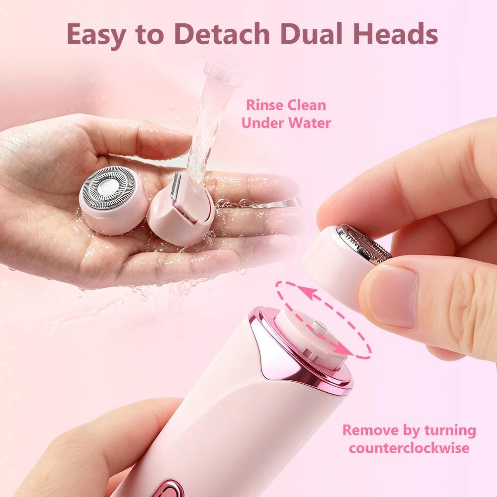 2-in-1 Painless Electric Bikini Trimmer & Body Shaver - 13