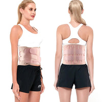 Adjustable Lumbar Support Back Brace for Pain Relief