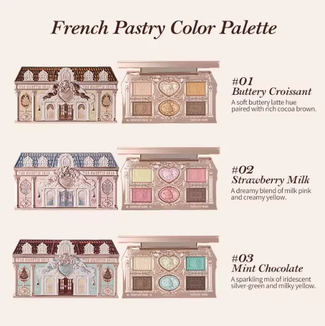 6-Color Eyeshadow and Makeup Palette Set - 15