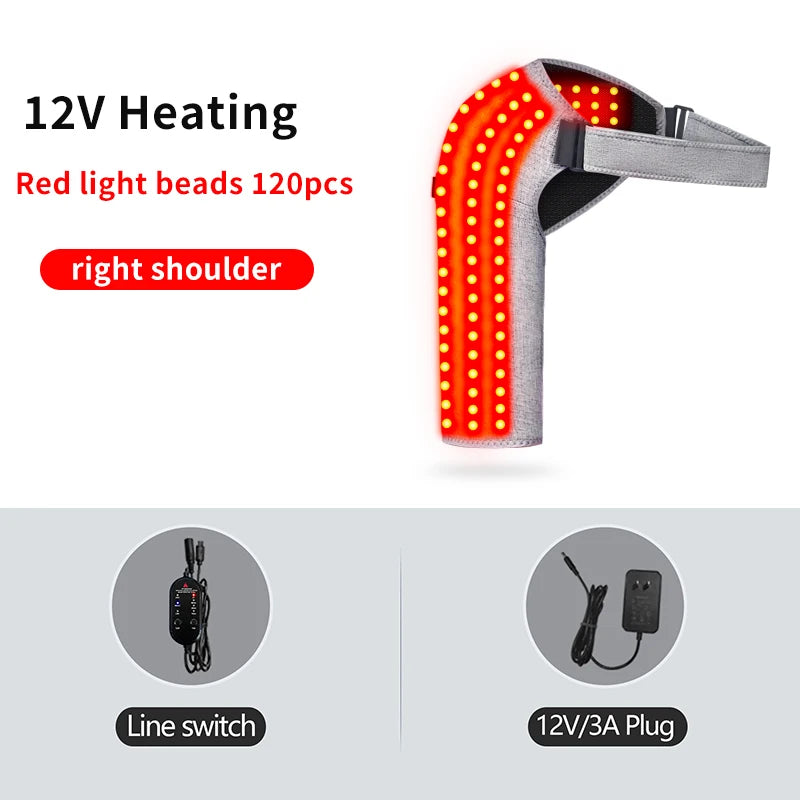 Red Light Therapy Heated Shoulder Support Wrap - 17