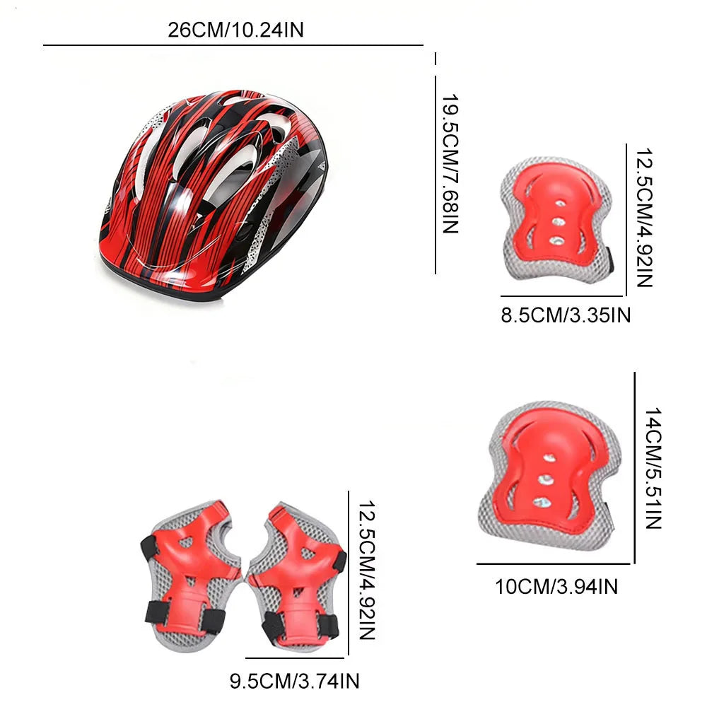 Kids Protective Safety Gear Set for Skating and Cycling - 2