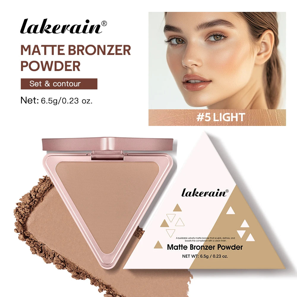 Matte Bronzer Powder for Natural Sculpted Look - 44