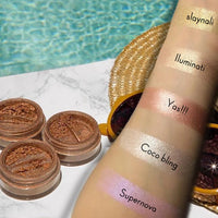 Diamond Glow Shimmer Highlighter Loose Powder