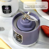 Portable USB Rechargeable Mini Blender with Digital Display