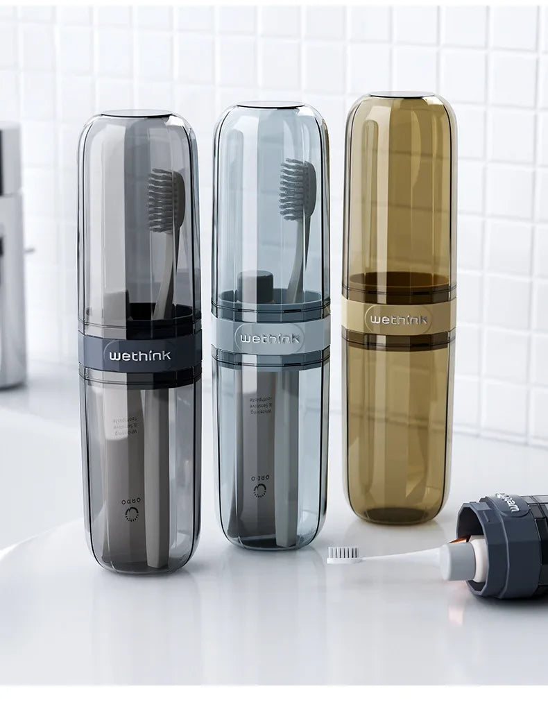 Portable Toothbrush and Toothpaste Travel Case - 8