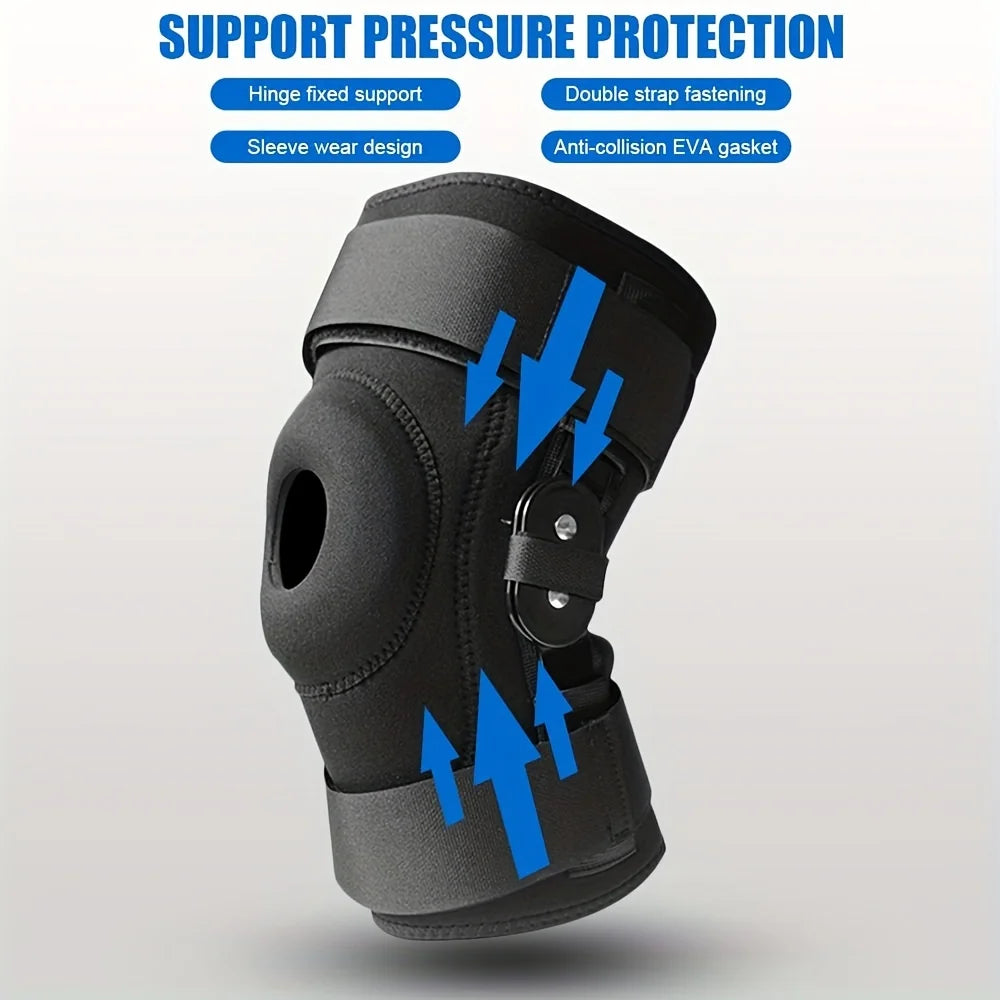 Adjustable Hinged Knee Brace for Joint Support and Pain Relief - 6