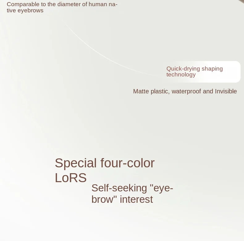Long-Lasting Waterproof Eyebrow Tint Cream - 18