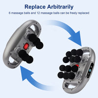 12-Head Handheld Deep Tissue Muscle Massage Gun