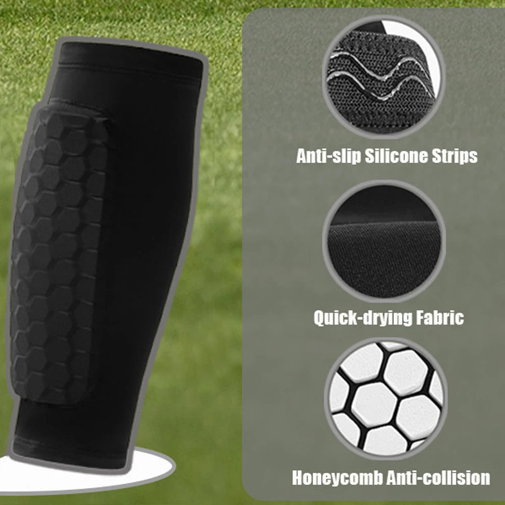 Honeycomb Protective Shin Guard Sleeves for Sports - 14
